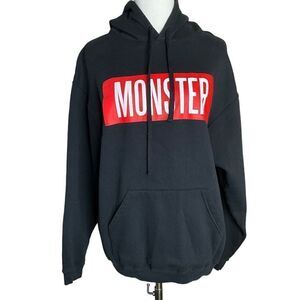 Trapstar Rihanna Monster Tour 2014 Sweatshirt Women's  Size L  Black Hoodie